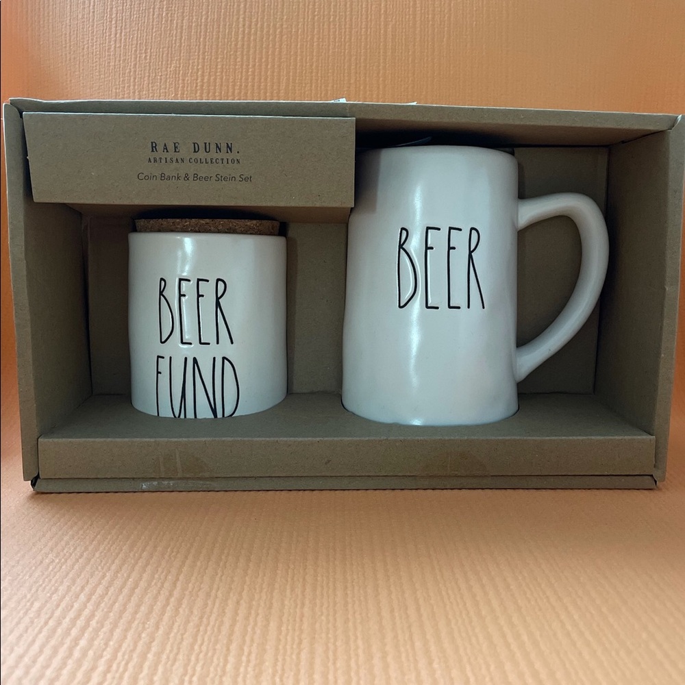 ☘️Rae Dunn Bank and Mug Beer and Beer Fund☘️